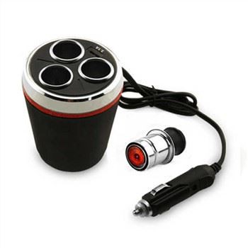 Стоячий прикурювач 3 порти USB